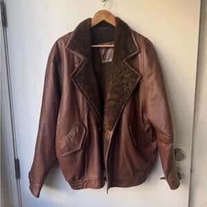 Excellent Friitala Genuine Reindeer Leather + Shearling Jacket - Made in Finland